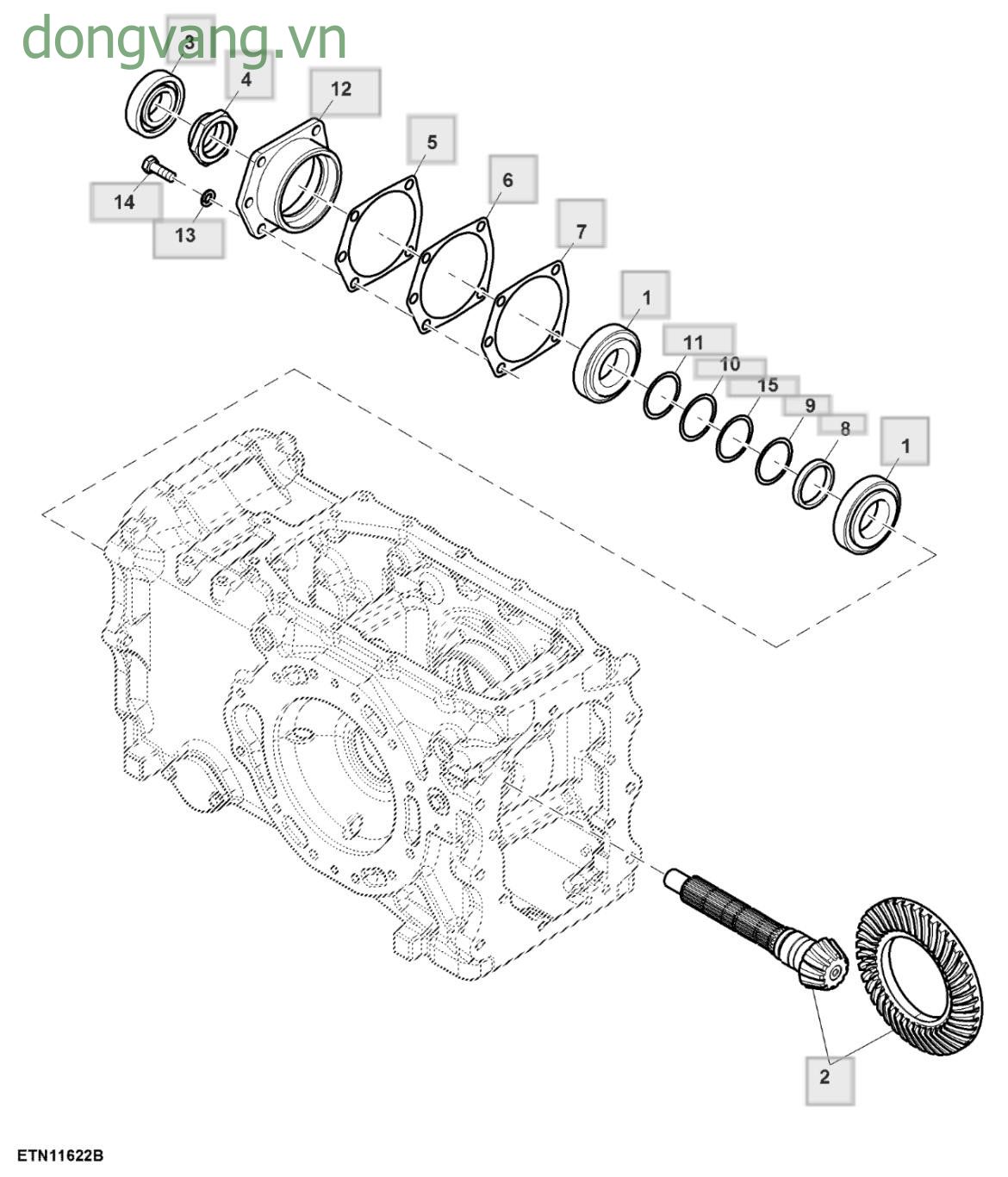 Vành răng bánh đà và Pi-nhông - ST512309